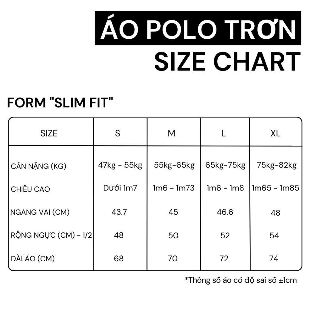 Áo Polo trơn trắng