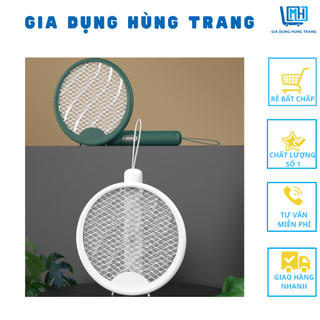 Vợt muỗi kiêm máy bắt muỗi gấp gọn tiện lợi