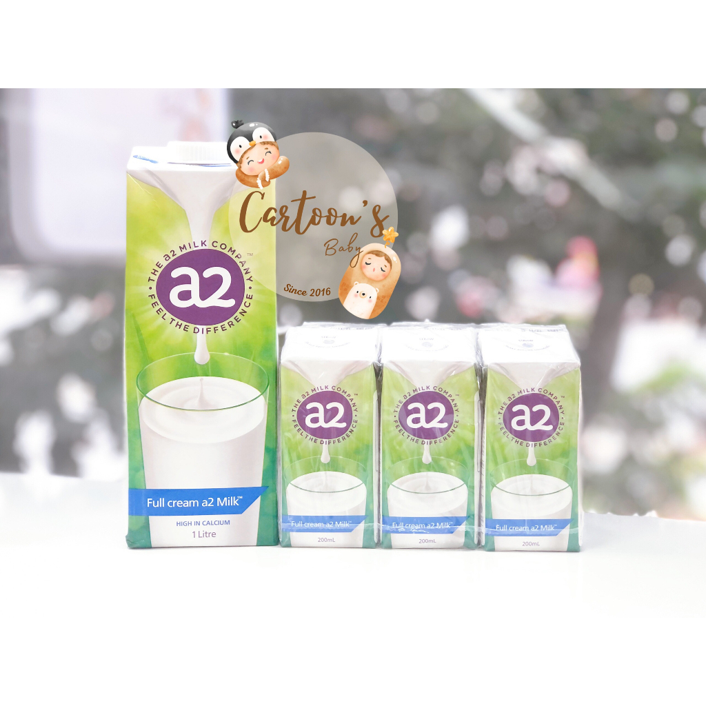 Sữa Nước A2 Nguyên kem (1 Lốc 6 Hộp và 1L)