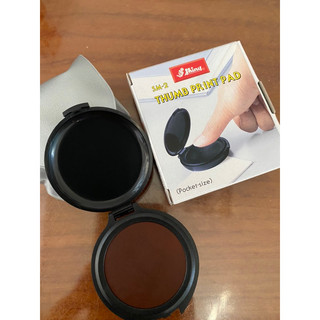 Khay tampon mực lăn tay shiny thumb print pad sm-2 / sm-2a - hộp mực lăn chỉ tay