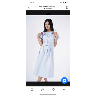 Váy xinh xanh hàng 990k xả kho