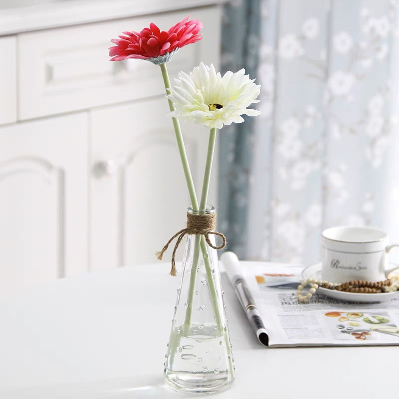 Hoa Đồng Tiền Hoa Giả Giống Thật 100% Decor Trang Trí Đẹp Để Bàn Phòng Khách Chụp Ảnh Minhome