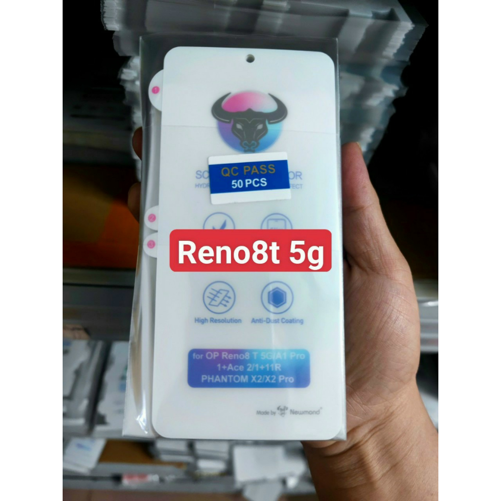 Miếng dán dẻo PPF chống xước màn hình Oppo Reno 8T 5G" tặng gạt dán