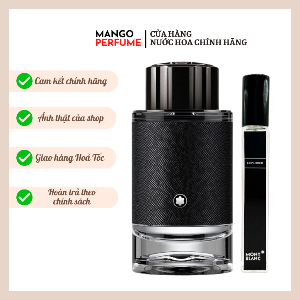 (Chính hãng) Nước hoa nam Montblanc Explorer 10ml
