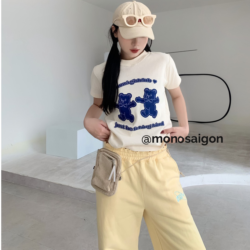 Áo thun baby tee Thời Trang MONO - GUMMY KEM