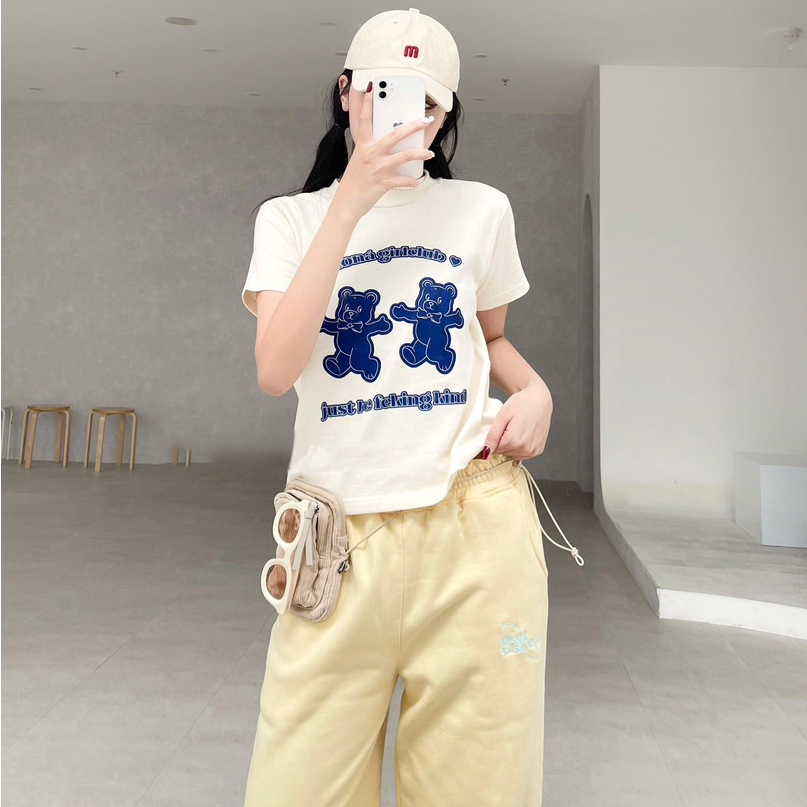 Áo thun baby tee Thời Trang MONO - GUMMY KEM