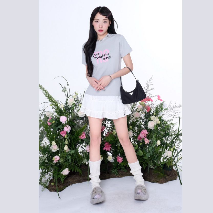 Áo thun baby tee Thời Trang MONO - LOVE