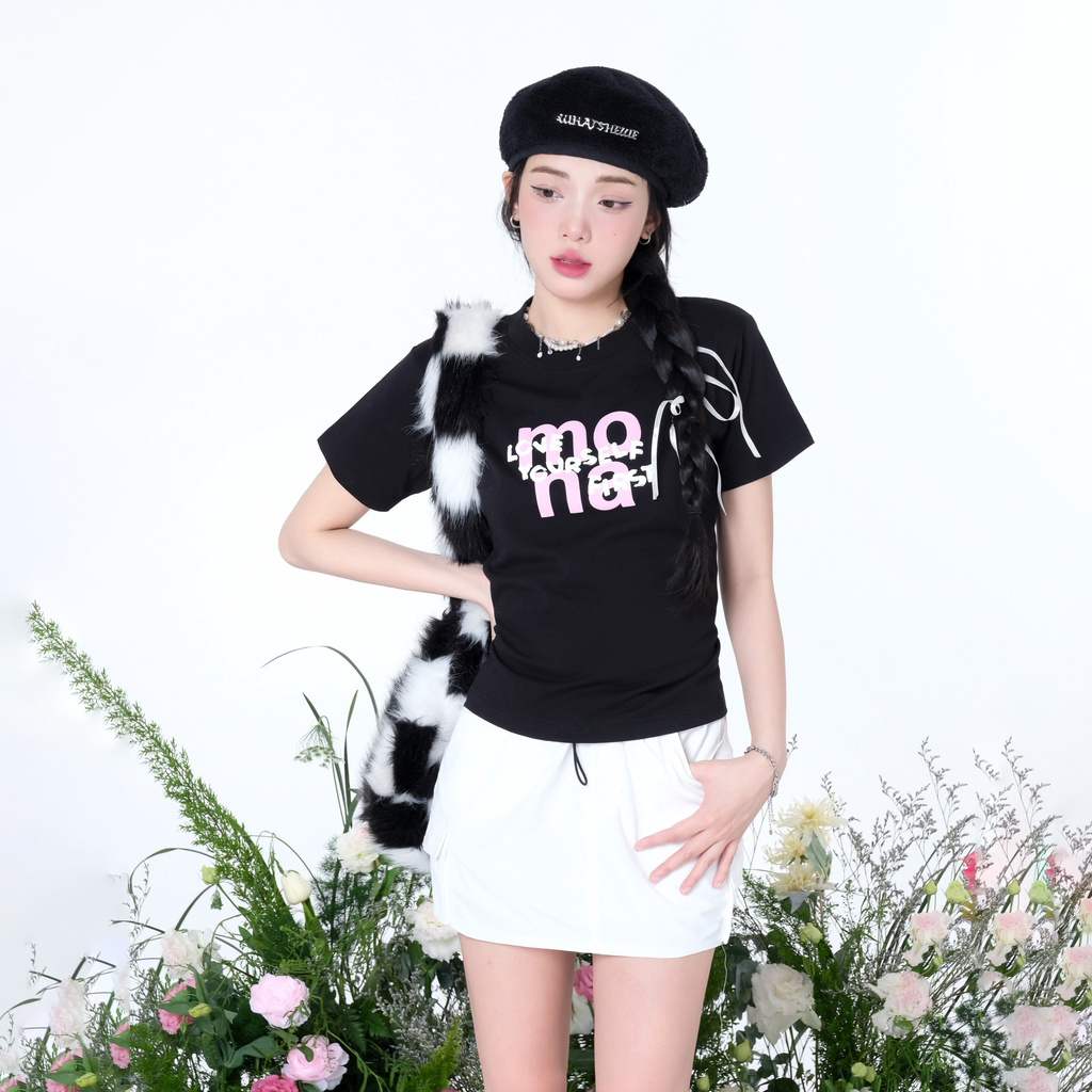 Áo thun baby tee Thời Trang MONO - LOVE