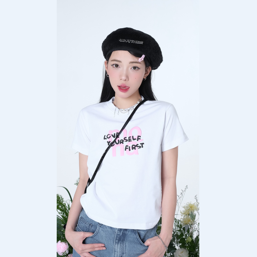 Áo thun baby tee Thời Trang MONO - LOVE