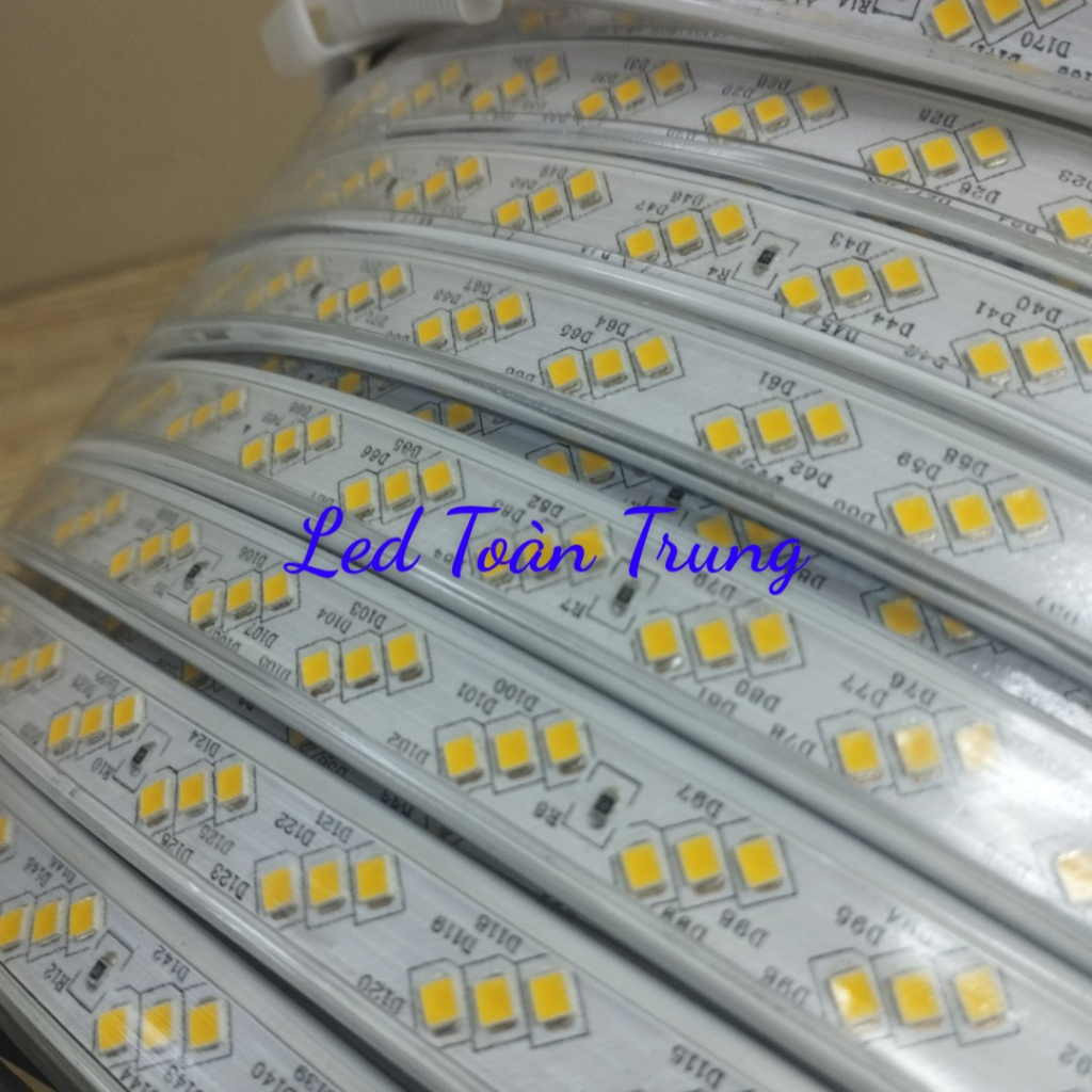 ĐÈN LED DÂY SILICON 220V Trang Trí nội thất, cuốn cây, hắt trần vách thạch cao, trang trí viền tòa nhà