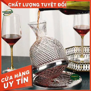 Decanter xoay chân dáy inox