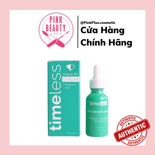 Serum Timeless Vitamin B5 Làm Dịu &amp; Phục Hồi Da Vitamin B5 Serum 30ml