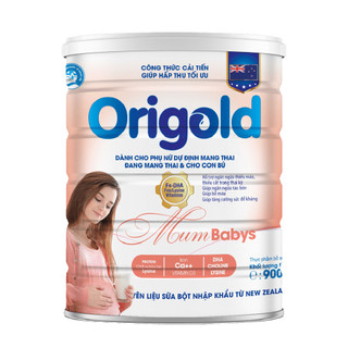 Sữa bột dinh dưỡng cho mẹ bầu origold mom baby 900g
