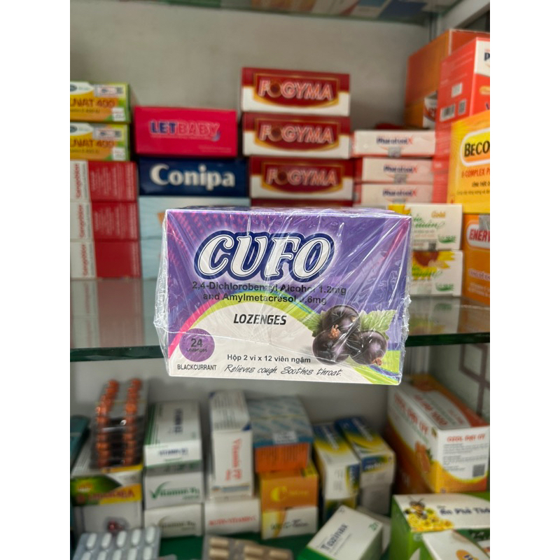 Kẹo ngậm giảm ho Cufo hộp 24 viên
