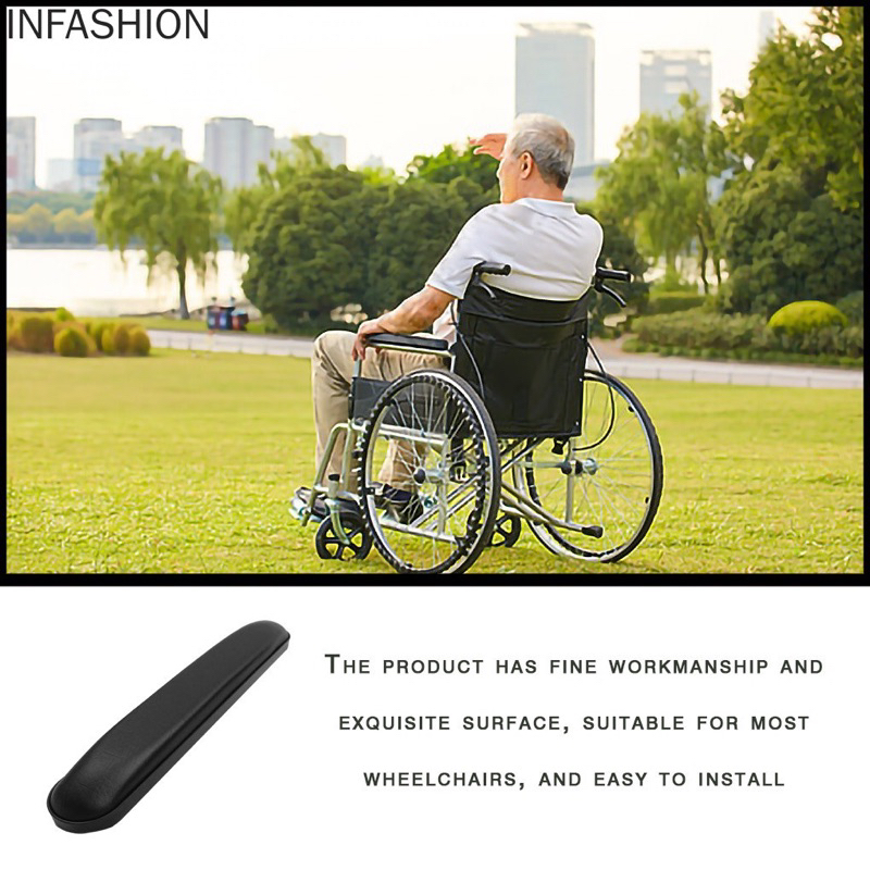 Set 2 đệm kê tay bằng da thay thế cho xe lăn