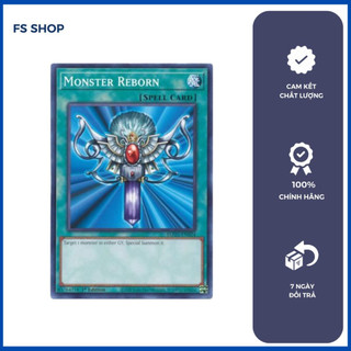 Thẻ Bài Yugioh Chính Hãng Lá bài Phục Sinh - Monster Reborn (Common)