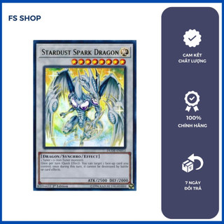 Thẻ Bài Yugioh Chính Hãng –Stardust Spark Dragon (Ultra Rare)