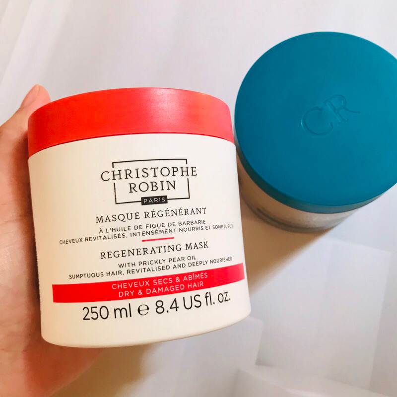 Mặt nạ phục hồi tóc với dầu xương rồng Christophe Robin Regenerating Mask with Prickly Pear Oil 50ml