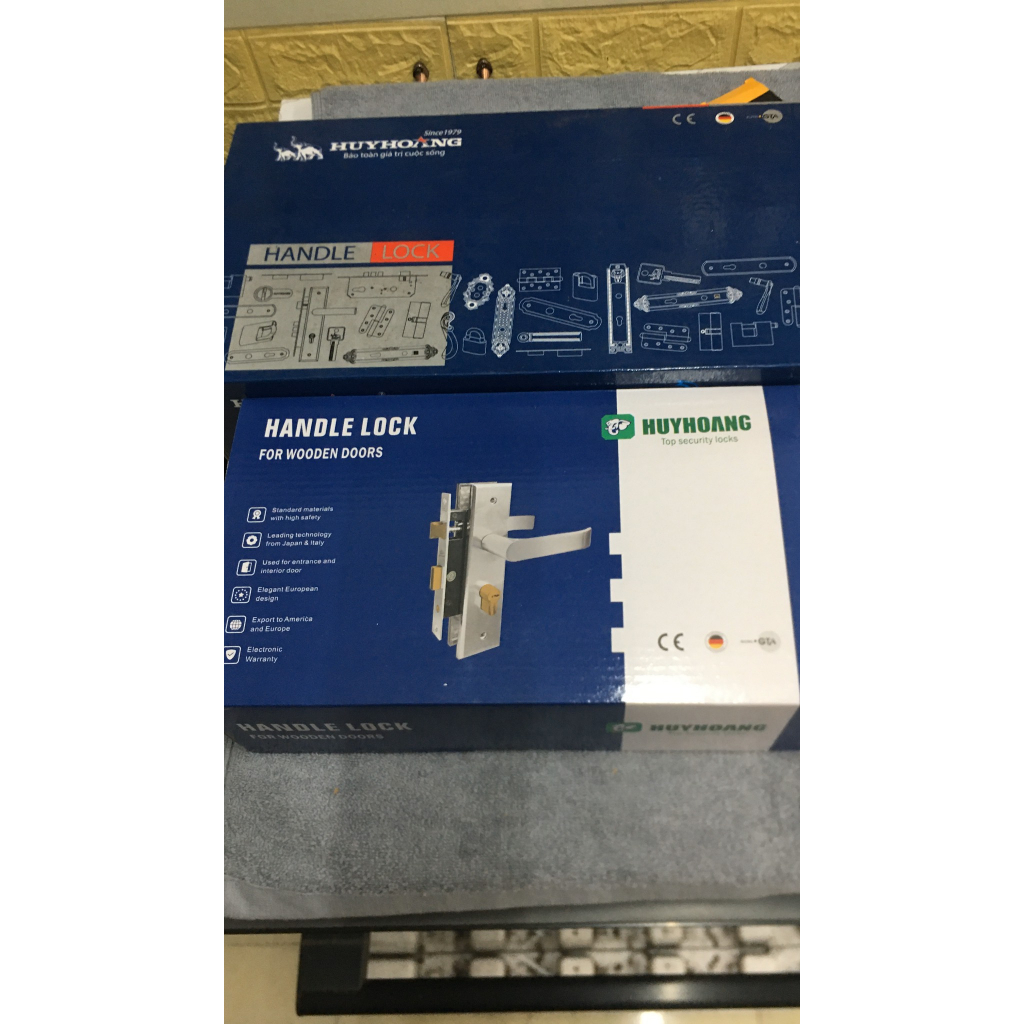 Khóa cửa hợp kim, inox 304 huy hoàng