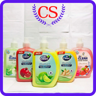 Mua 1 tặng 1 - Nước rửa tay Dr.Clean 500ml tặng kèm chai nước rửa tay 160ml hương ngẫu nhiên