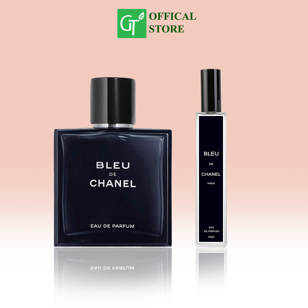 Nước hoa nam Bleu de chanel EDP Chai chiết 10ml Dạng Xịt Sexy Boy - Thơm nhẹ, cao cấp, sang trọng, thơm lâu