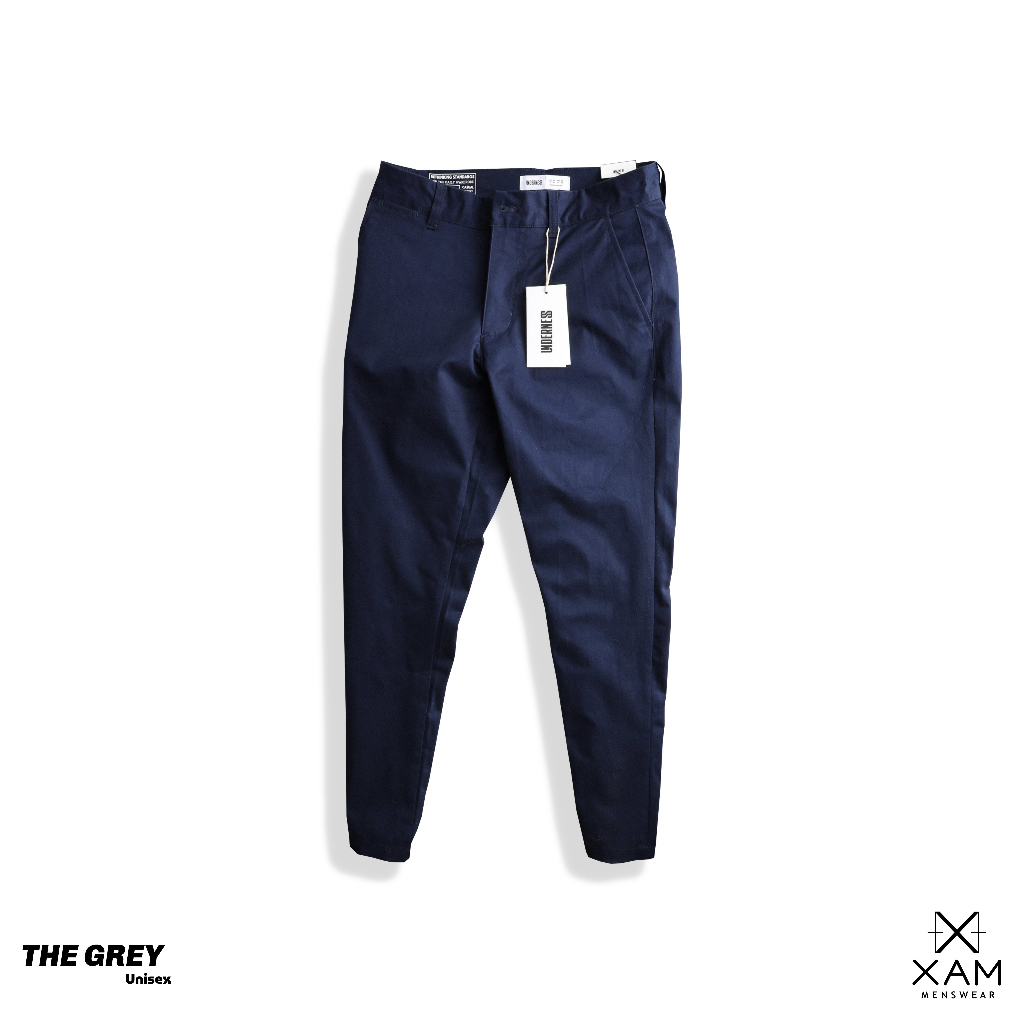 Quần kaki nam UNDERNESS phong cách đơn giản, thanh lịch, chất kaki dày dặn, form slimfit ôm nhẹ