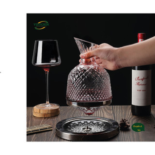 Decanter xoay chân dáy inox