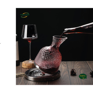 Decanter xoay chân dáy inox