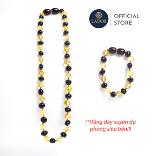  Vòng hổ phách Amber tự nhiên cho bé - Trang sức Lador - LD00036