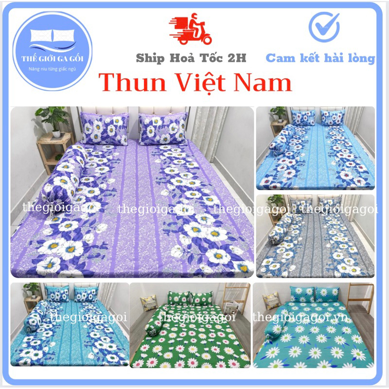 Ga Lẻ Thun Lạnh Cao Cấp Việt Nam,đủ kích thước