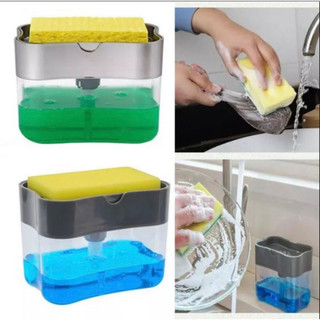 Dụng cụ đựng xà phòng rửa bát thông minh , hộp nhấn dầu rửa bát