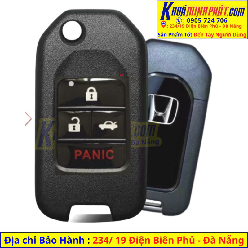 Vỏ Chìa khoá Độ Gập xe Honda Accord, City, Crv, Civic V32