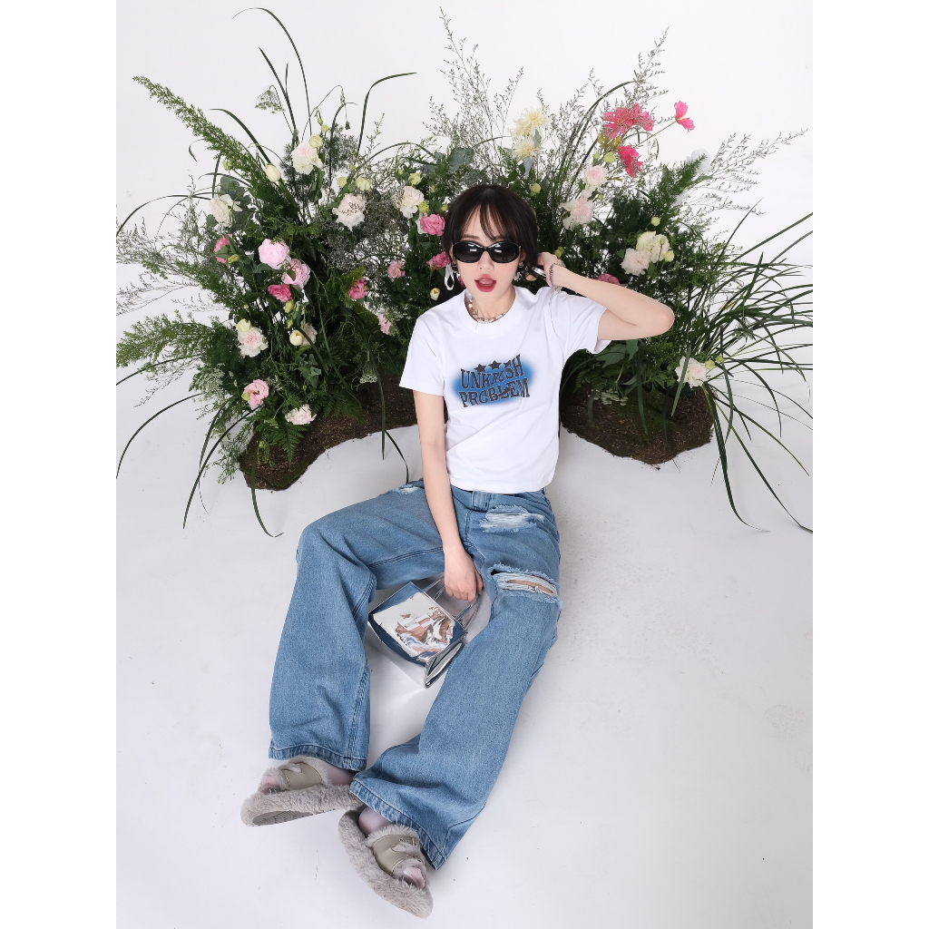 Áo thun baby tee Y2K UNKRUSH - UK