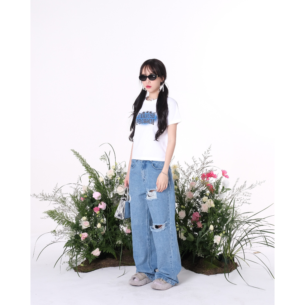 Áo thun baby tee Y2K UNKRUSH - UK