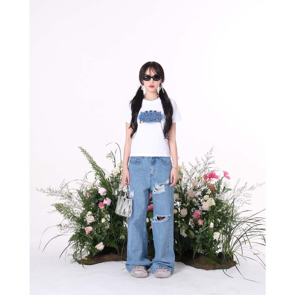 Áo thun baby tee Y2K UNKRUSH - UK