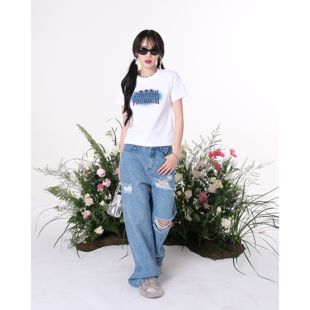 Áo thun baby tee Y2K UNKRUSH - UK