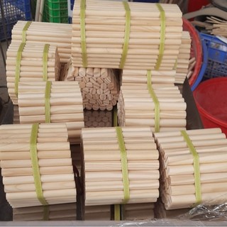 Thanh Gỗ Tròn Ngắn Làm Đồ Macrame