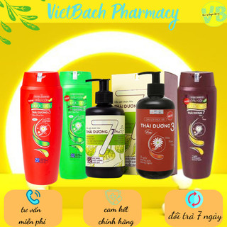 Dầu gội dược liệu Thái Dương 3, thái dương 7, thái dương 7 plus