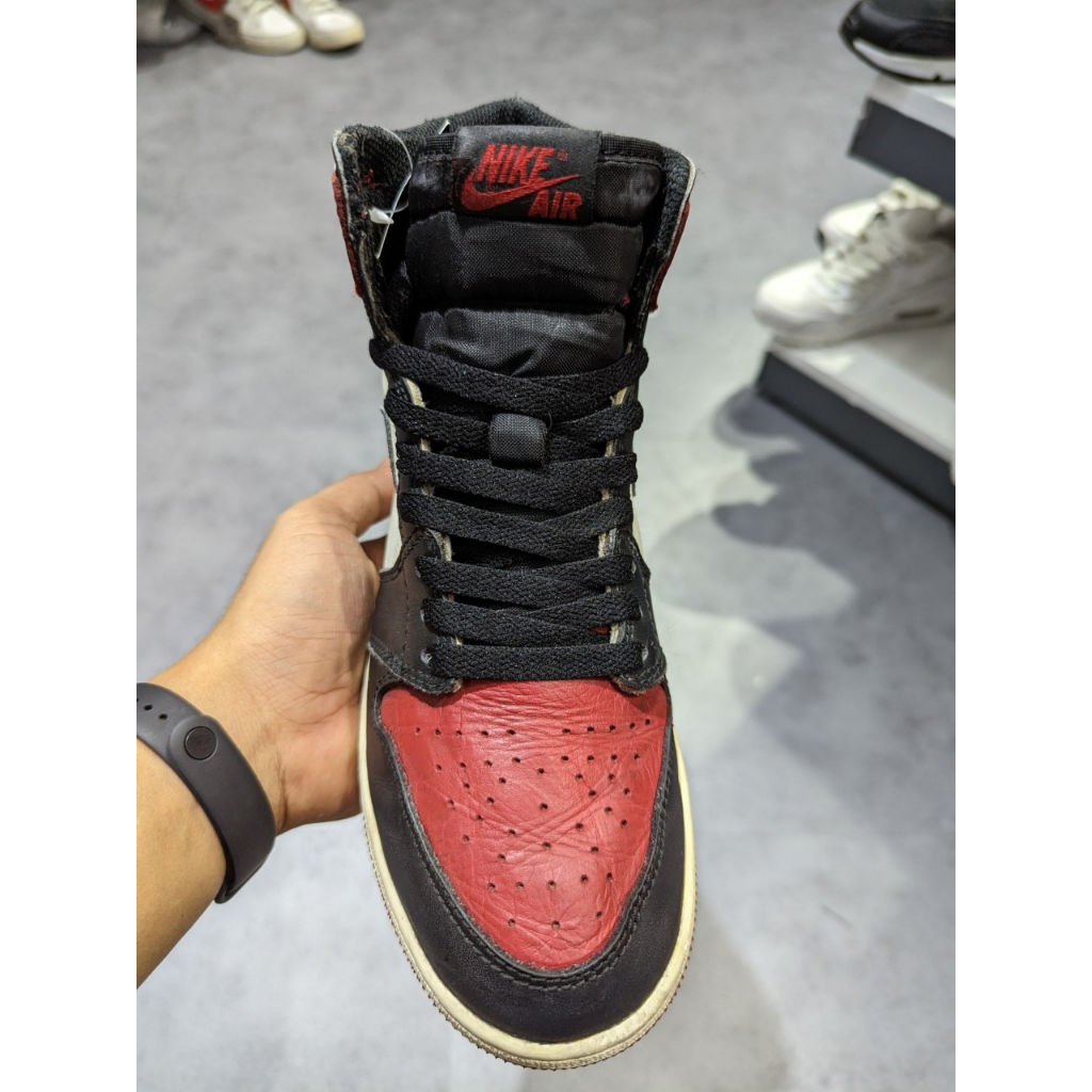 Giày 2hand Jordan 1 Retro High Bred Toe 575441 610
