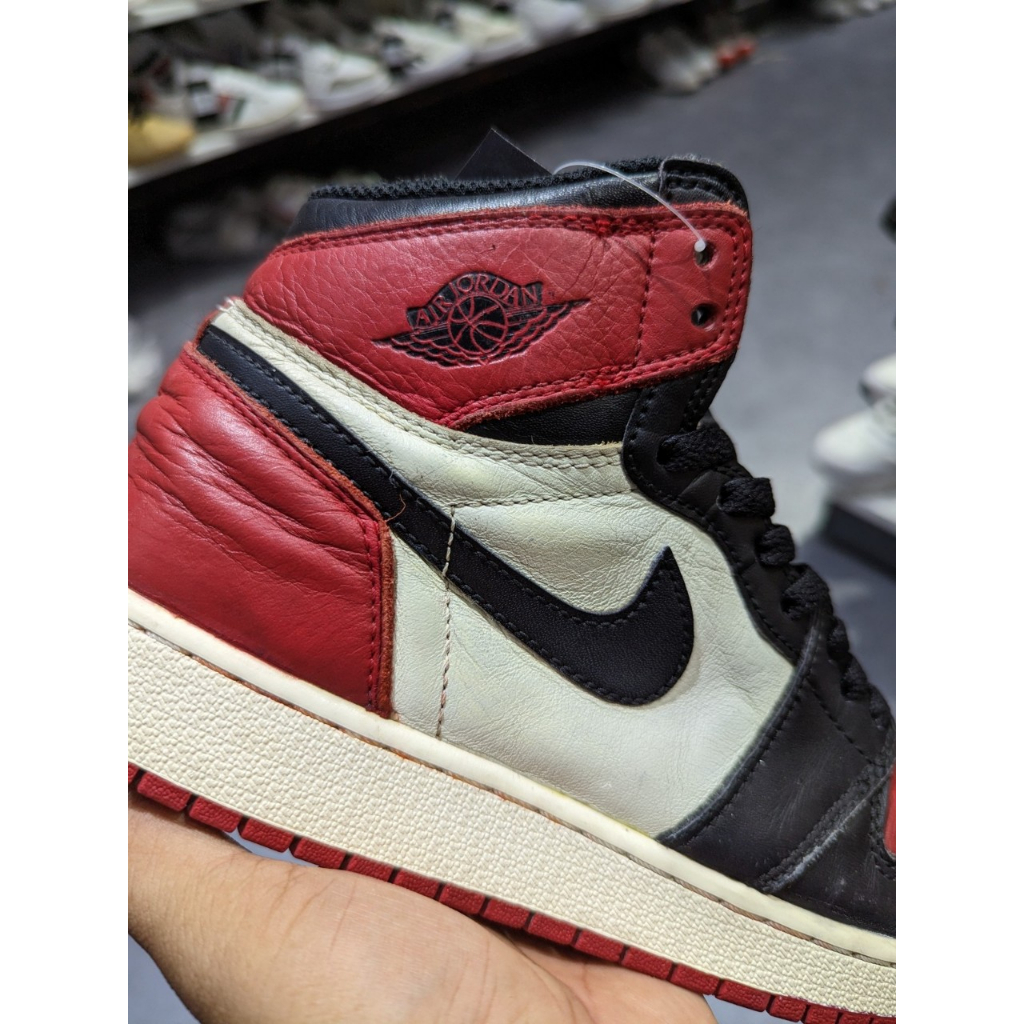 Giày 2hand Jordan 1 Retro High Bred Toe 575441 610