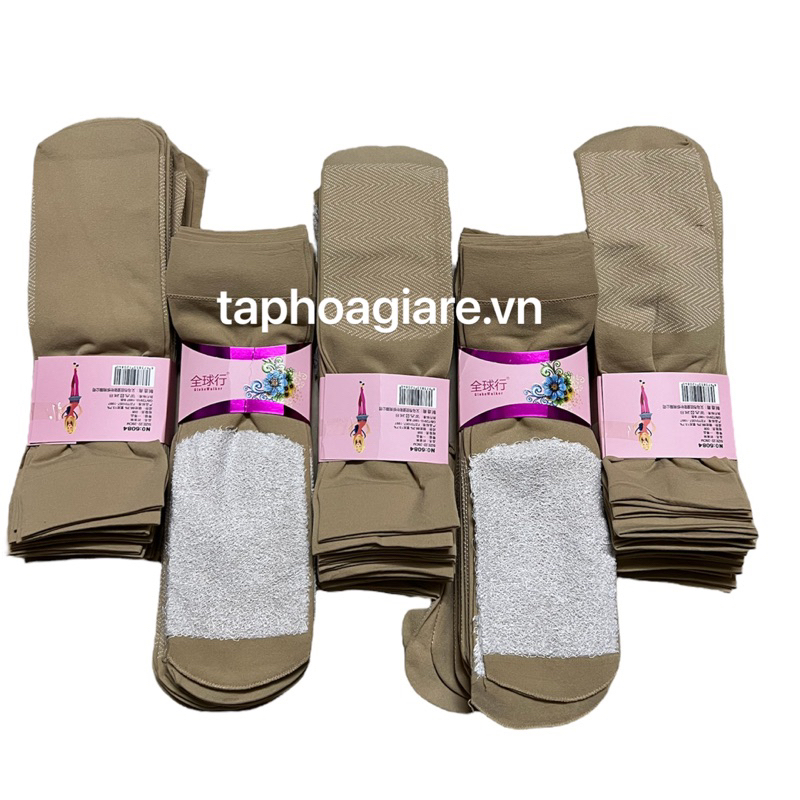 Set 10 đôi tất, vớ da chân CHỐNG HÔI cổ ngắn, siêu dai, co giãn tốt hàng loại 1