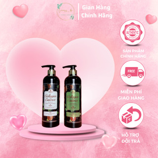 Dầu gội cặp colagen essence yody phục hồi và kích thích mọc tóc 800ml