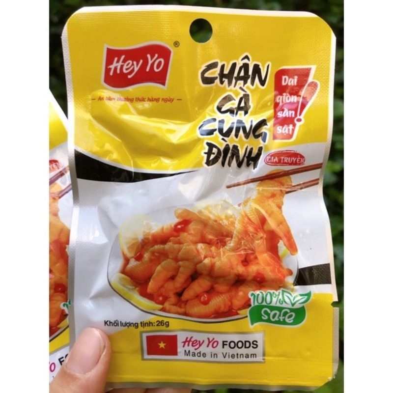 Combo 20 chân (10 gói 70g-2chân) chân gà cay hút chân không xuất sứ Việt Nam