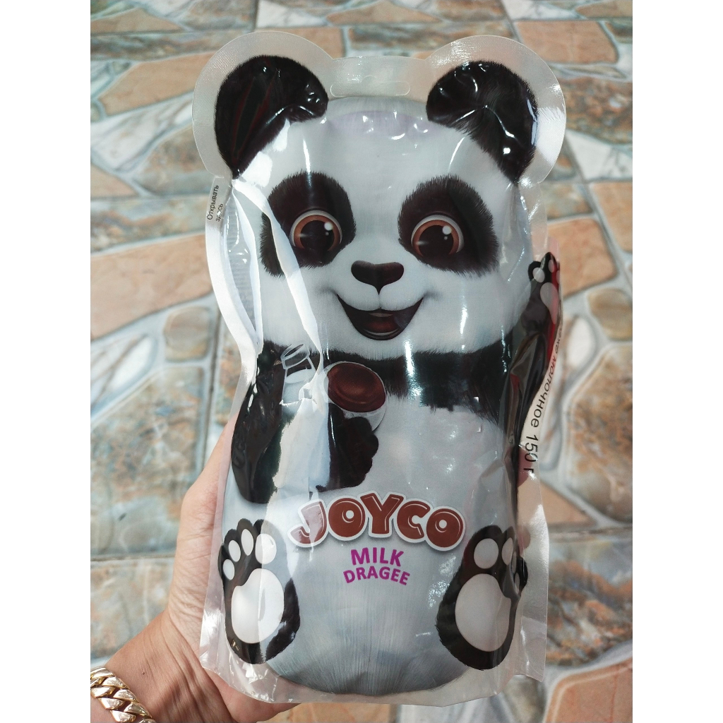 KẸO CHOCOLATE THƯƠNG HIỆU NGA - THƯƠNG HIỆU JOYCO - GẤU TRÚC & THỎ HỒNG