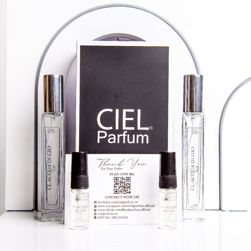 Nước hoa nam CL ACQUA DI GIO Edt chính hãng cao cấp CIEL Parfum phong cách hấp dẫn, tươi mát, nam tính, tinh tế