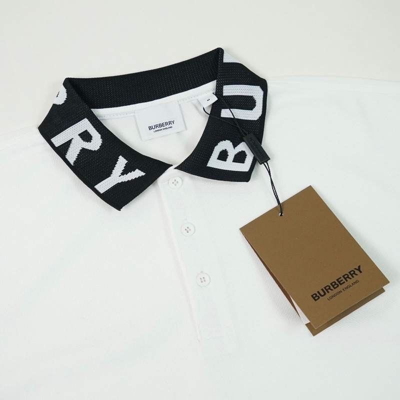 Áo Polo BBR Intarsia Chữ Viền Cổ 💙 FREESHIP 💙Hàng Siêu Cấp - Đồ Đôi Nam Nữ Unisex