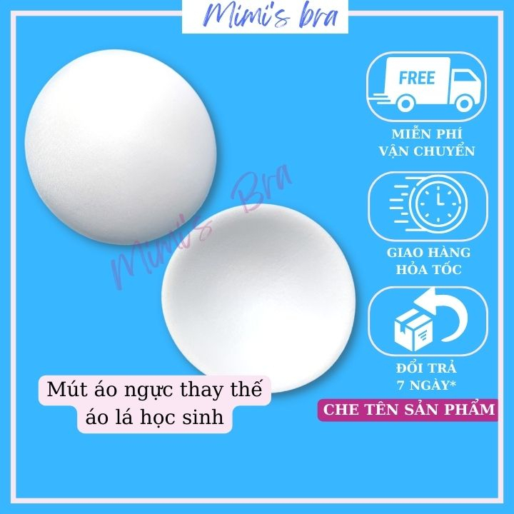 Mút áo lót học sinh thay thế cho các loại áo lá, áo lót, áo bra nữ không nhăn gãy khi vò gập MSK1