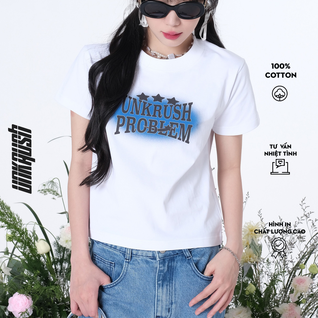 Áo thun baby tee Y2K UNKRUSH - UK