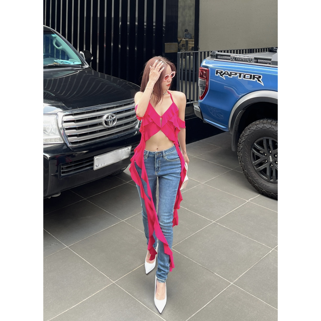 Quần Jeans bò trơn Nữ  basic Dáng Ôm Skinny dài 90-95cm co dãn tốt chất vải cao cấp COTONFIO 6010-MB