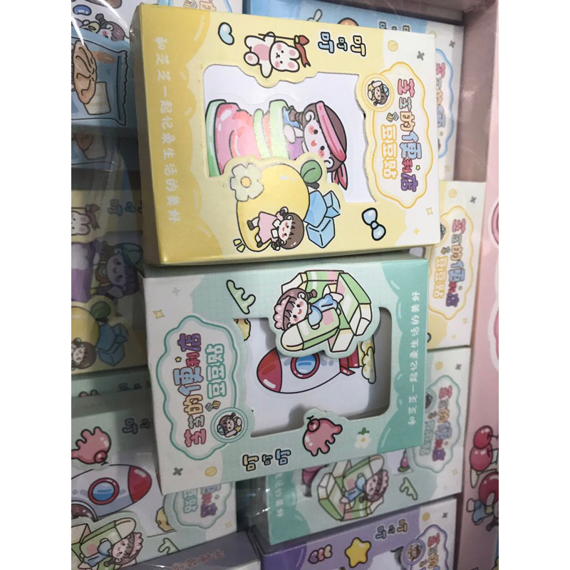 Hộp stiker chibi 24 tấm